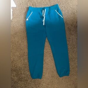 Figs Green Teal Scrub pants medium